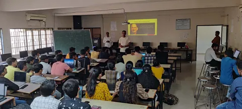 Photo 1 from Freshbits workshop for IT students of Government Polytechnic, Rajkot